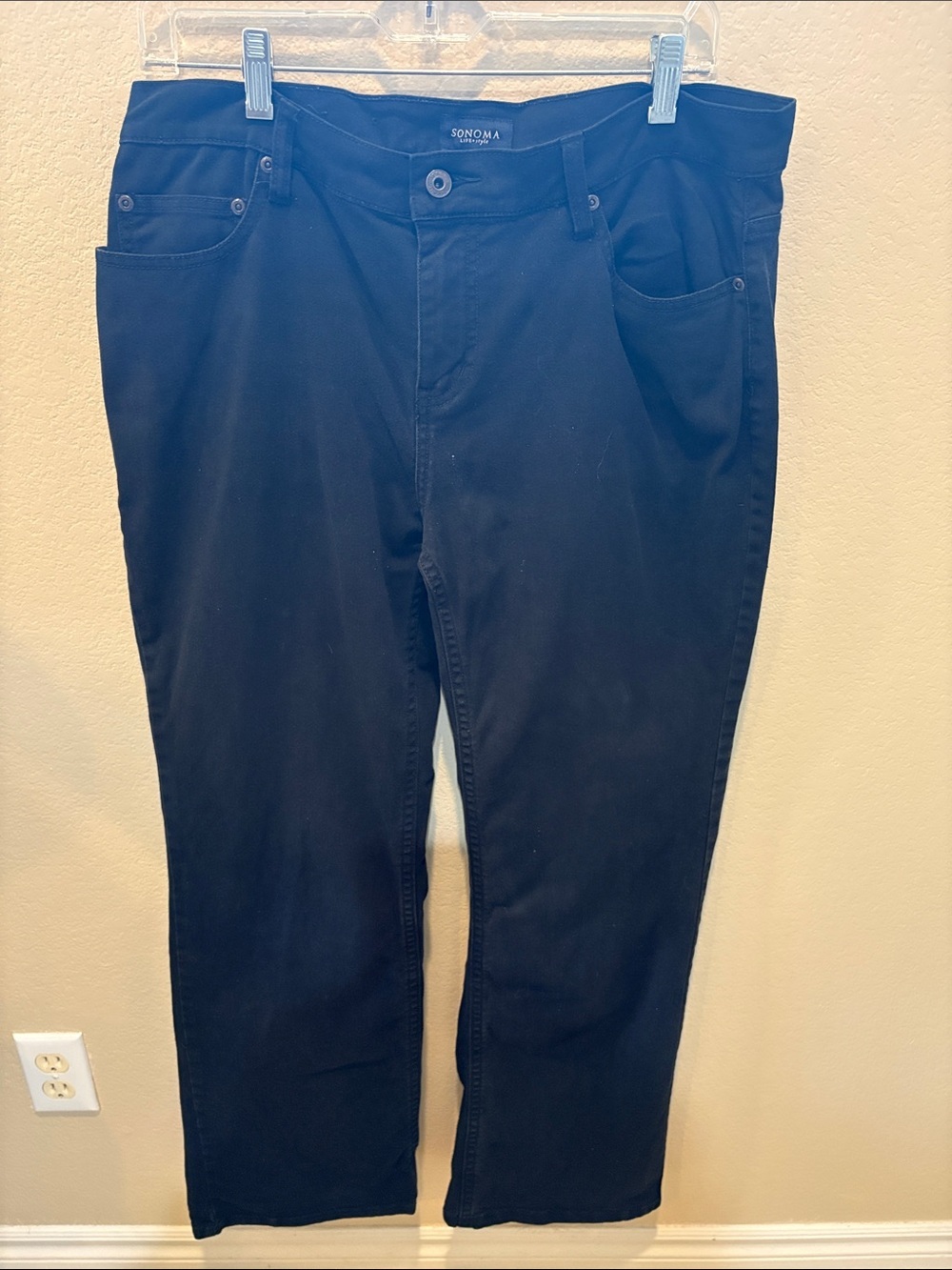 Sonoma Life Style Boot Cut Black Faded Wash Jeans-Size 12R